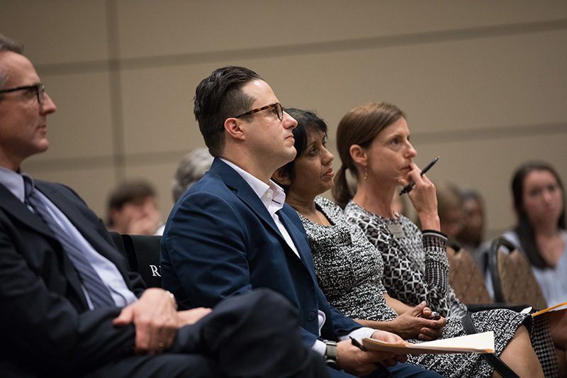 (l-r) Ken Peterson, Nick Galasso, Chirinjev Peterson, and Jacki Martin