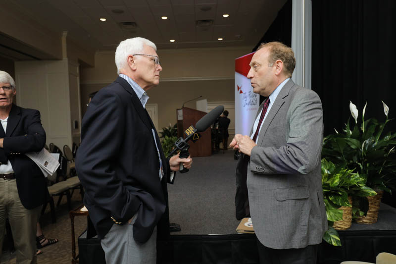 Mike Oreskes continuing the conversation with a guest