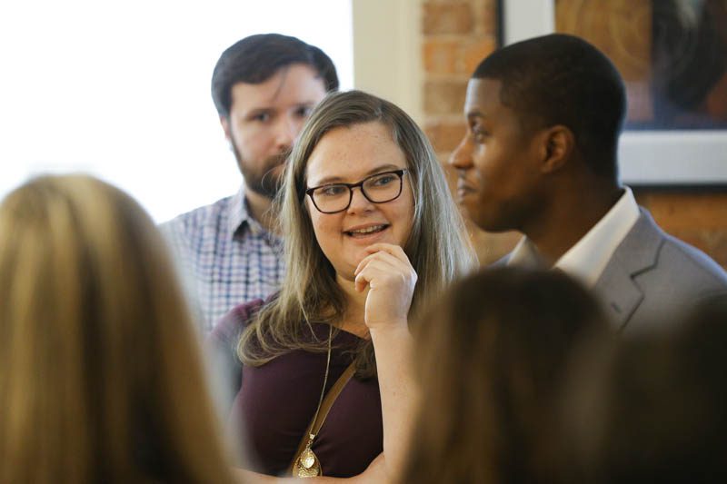 Jennifer Lambert '01 speaking