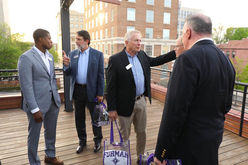 (l-r) Maurice Owens, Mike Roosevelt, David Shi, Mike McConnell and John Mulholland