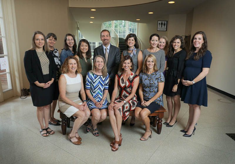 Riley Institute staff with Chuck Todd