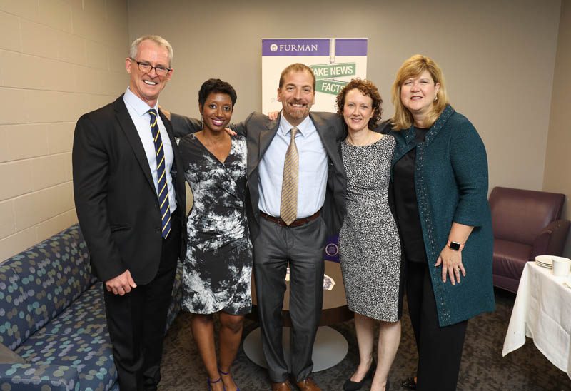 (l-r) Bob Inglis, Katrice Hardy, Chuck Todd, Danielle Vinson and Elizabeth Davis