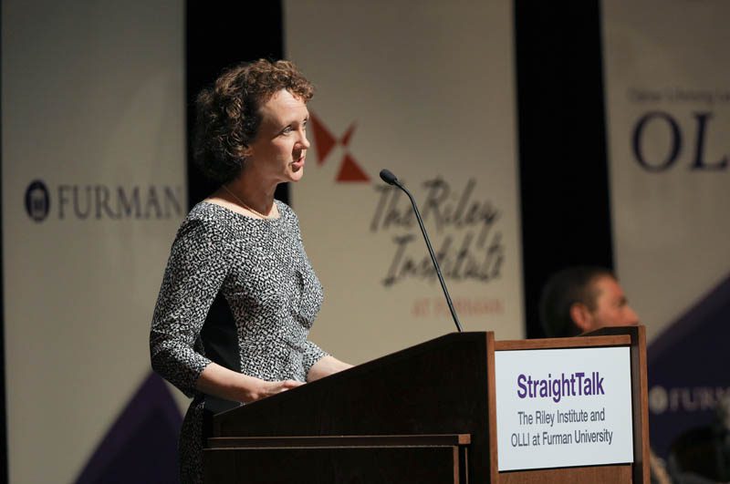 Danielle Vinson sets the stage for the ensuing Conversation with Chuck Todd, Katrice Hardy and Bob Inglis on Politicians and Media in an Era of Alternative Facts