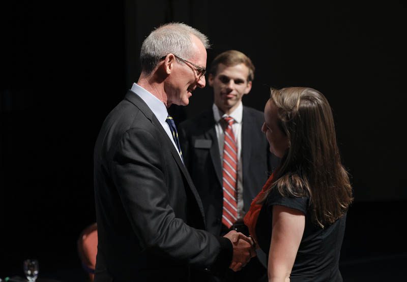 (l-r) Bob Inglis, Noah Zimmerman and Emma Jackson