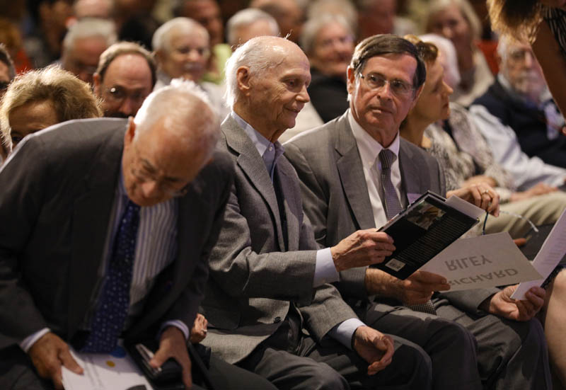 (l-r) Peter Hart, Secretary Riley and Don Gordon
