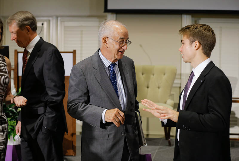 Jack Ligon speaking with Peter Hart