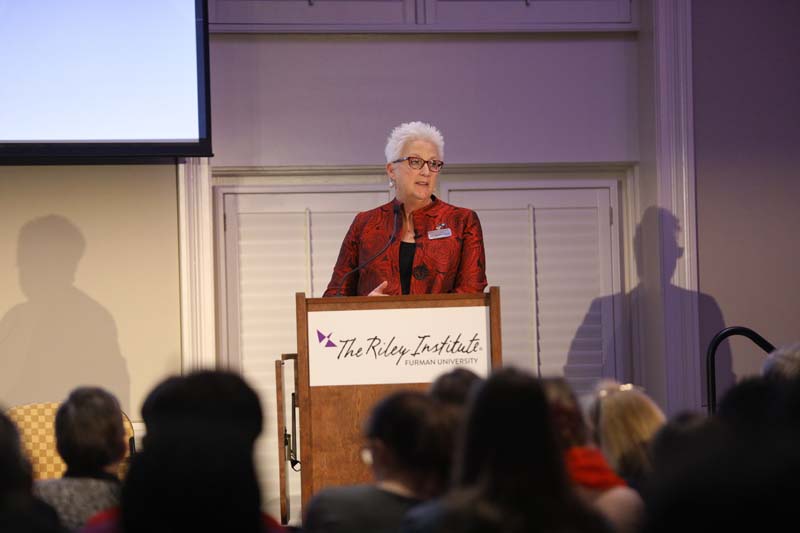 Deborah Malac speaking about 