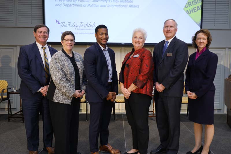 (l-r): Don Gordon, Beth Niblock, Jason Terrell, Deborah Malac, Eric Spitler and Danielle Vinson