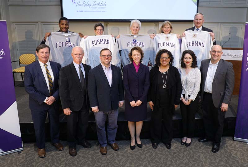 Row 1 (l-r): Don Gordon, Jim Guth, David Fleming, Danielle Vinson, Teresa Cosby, Buket Oztas and Glen Halva-Neubauer; Row 2 (l-r): Jason Terrell, Beth Niblock, Deborah Malac, Amy Holley and Eric Spitler