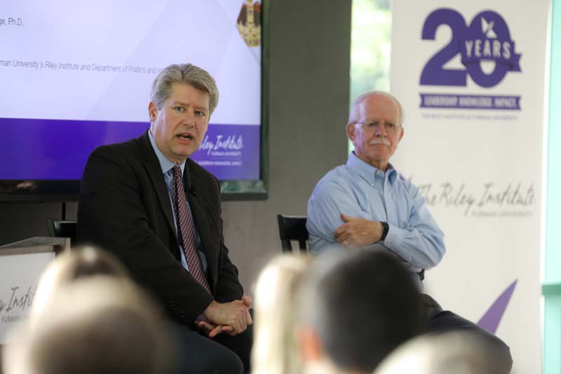 (l-r) Andy Rudalevige and Jim Guth