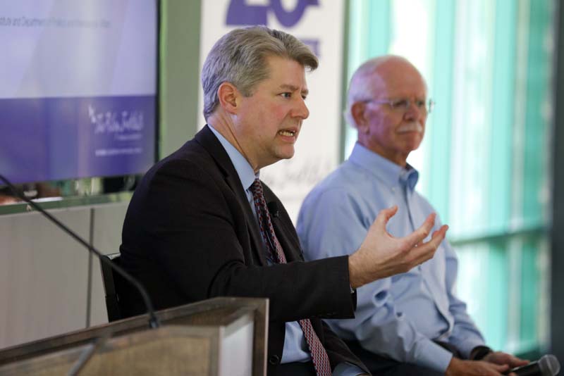 (l-r) Andy Rudalevige and Jim Guth