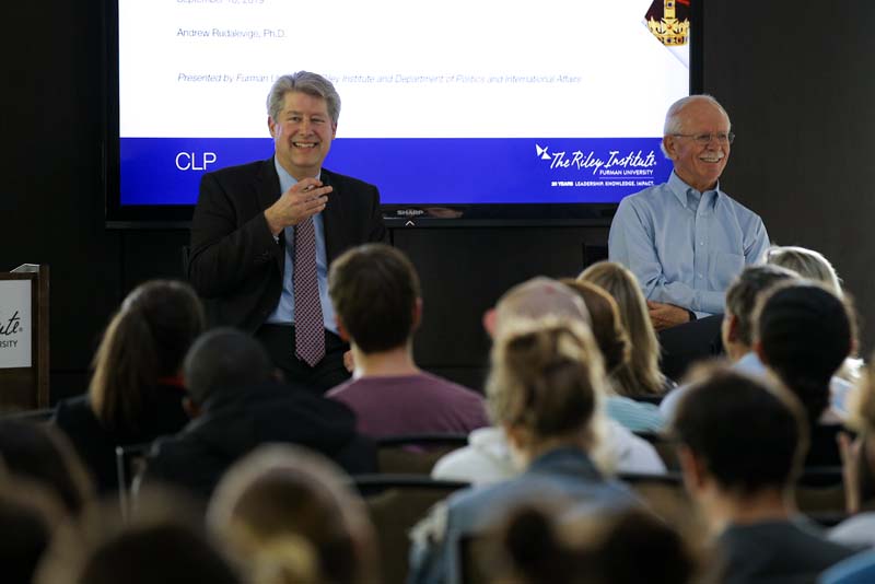 (l-r) Andy Rudalevige and Jim Guth