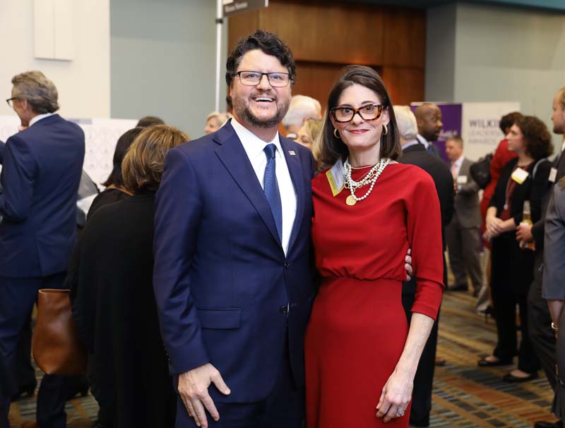 Rep. Gary Simrill and Elizabeth Harmon, South Carolina Hospital Association