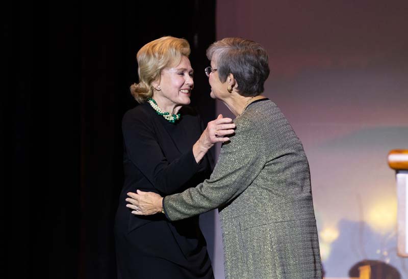Nella Barkley, the 2019 Civic Leadership Award Winner, and Minor Mickel Shaw