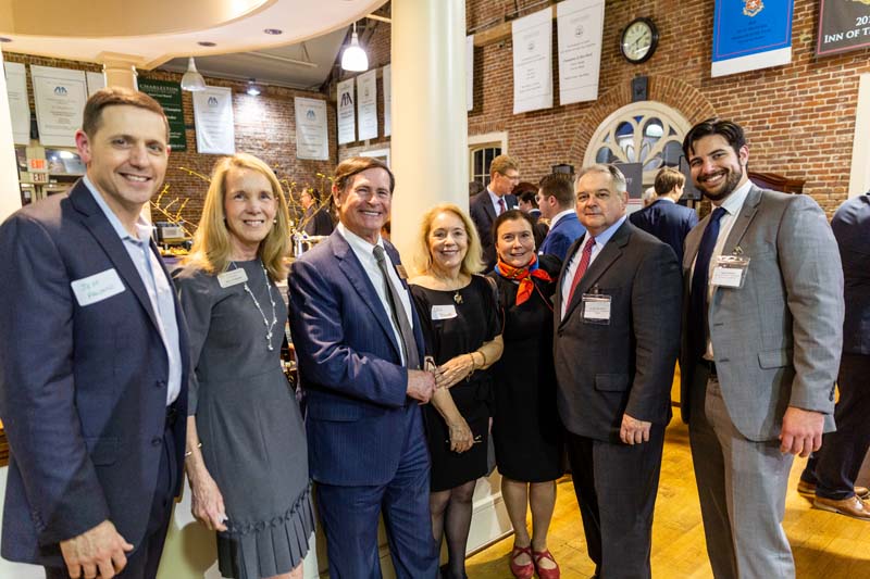 (l-r) Jeff Palomino, Jill Fuson, Don Gordon, Len Young, Heidi Allen, Paul Ney and Timothy Nicolette