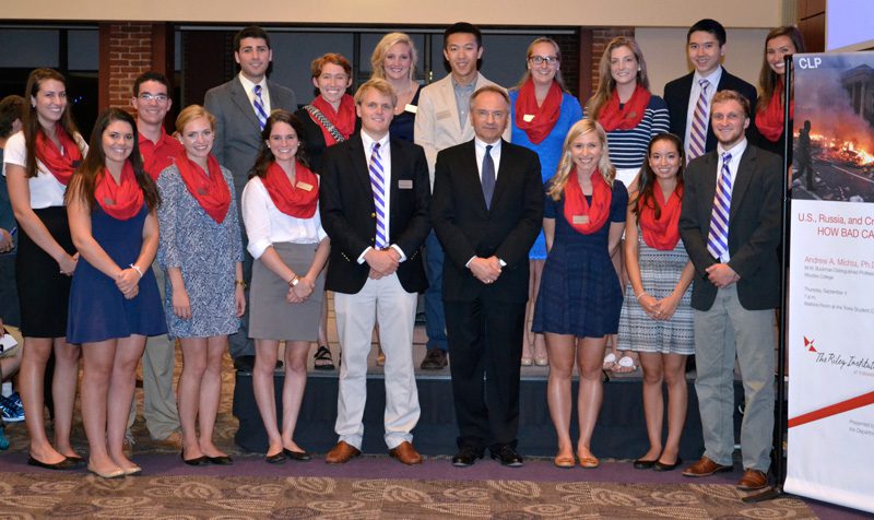 Advance Team with guest speaker, Andrew Michta, M. W. Buckman Distinguished Professor of International Studies at Rhodes College
