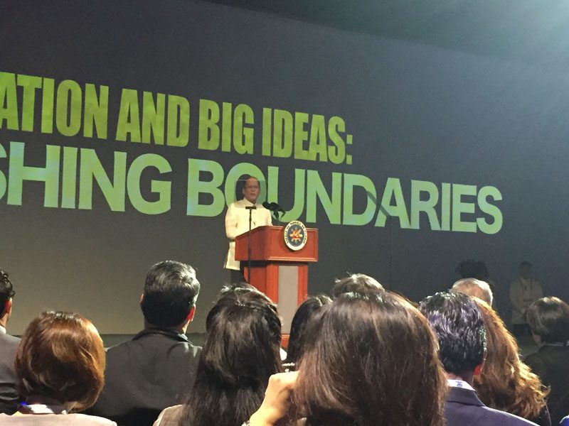 H.E. Benigno Aquino III, President of the Republic of the Philippines, speaking at the APEC SME Summit