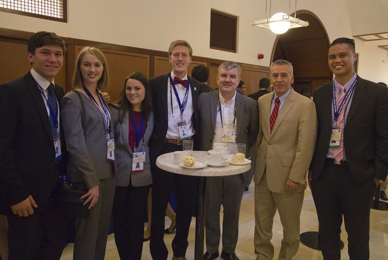 VOF delegates from different member economies meets with Ambassador Goldberg at the Asian Development Bank