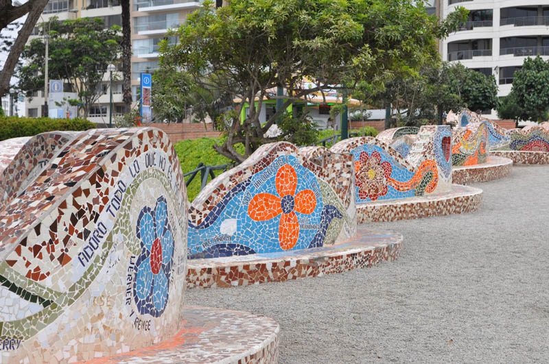 El Parque del Amor Love Park, Miraflores, Lima, Peru