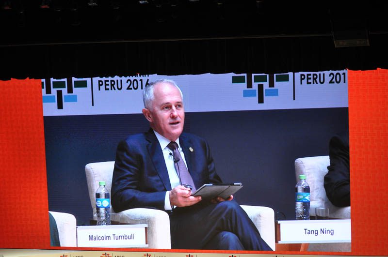 H.E. Malcolm Turnbull, Prime Minister of Australia