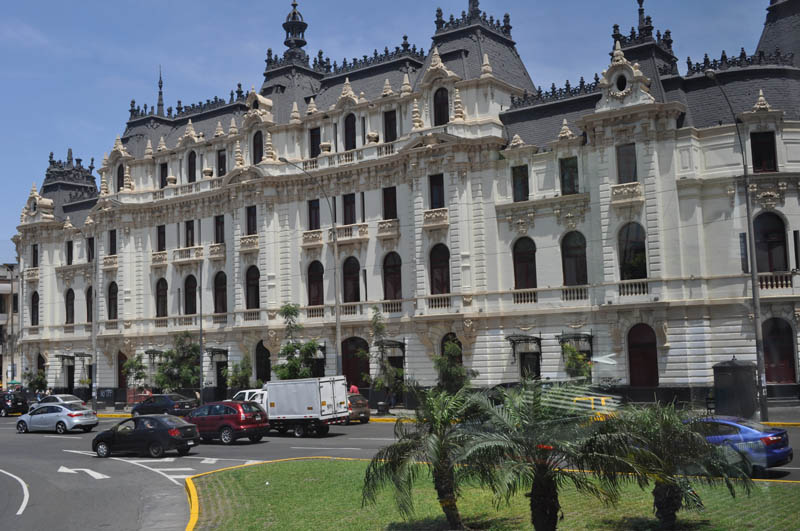 Beautiful architecture - buildings downtown Lima