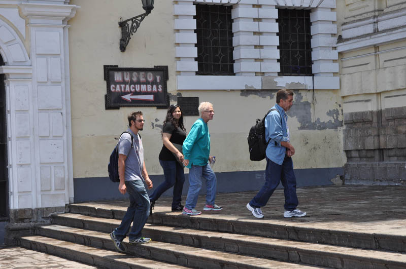 Discovered in 1943, the catacombs contain thousands of skulls and bones, having served as a burial-place until 1808, when the city cemetery was opened outside Lima. It is estimated that 25,000 bodies were laid to rest there; the crypts, built of bricks and mortar, are very solid and have stood up well to earthquakes. It is also believed that secret passageways existed and connected to the Cathedral and the Tribunal of the Holy Inquisition.