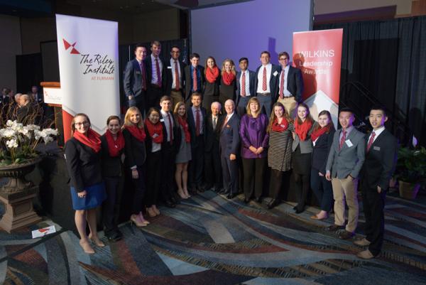 The Advance Team at the twelfth annual Wilkins Awards Dinner with Secretary Riley, The Honorable David Wilkins and Elizabeth Davis