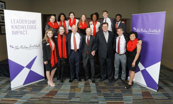 Advance Team with David Wilkins, Secretary Riley and House Speaker Jay Lucas at the Wilkins Award Dinner 2019