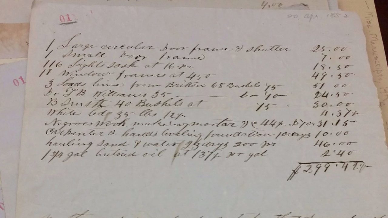 Slave Labor Discoveries at Furman’s Downtown Campus
